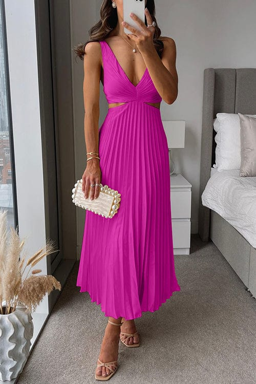 Elena | Abito elegante in satin per ospiti di matrimonio | Midi