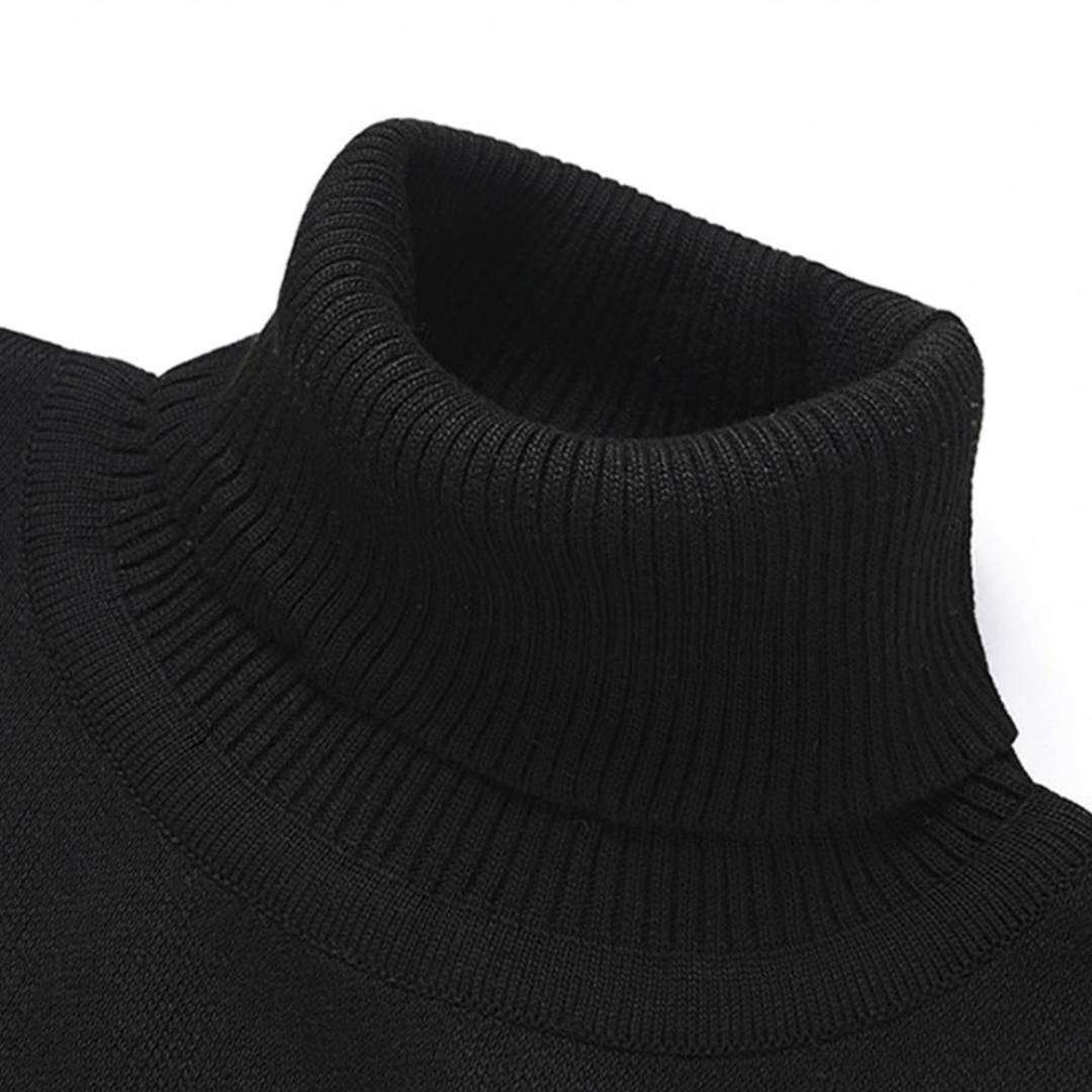 Heren Rollkragen Pullover | Warme Fleecevoeringstijl