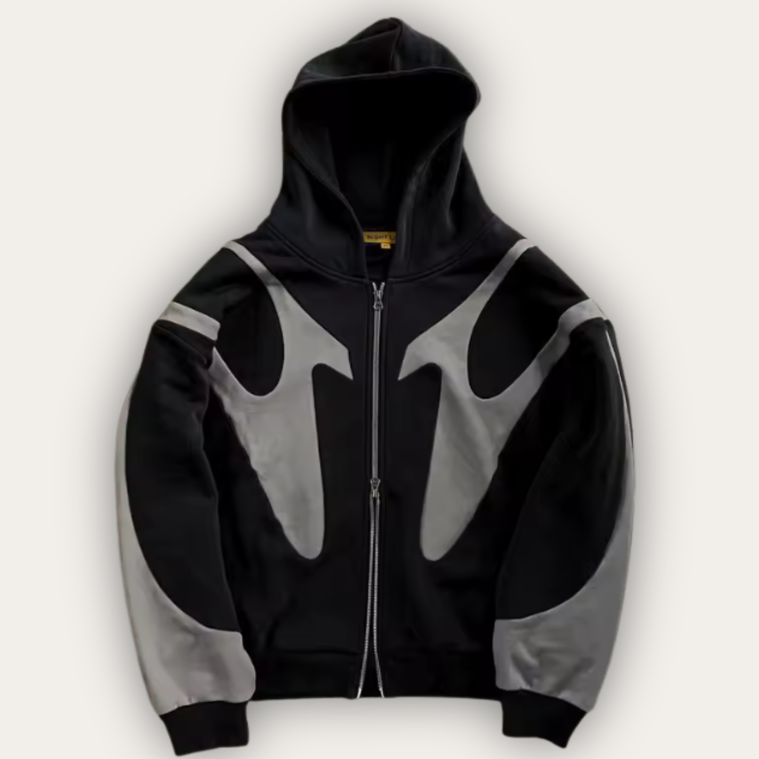 Heren Grafische Hoodie Lente | Ritssluiting, Kap