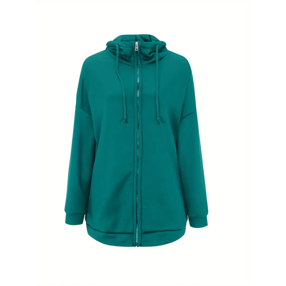 Felpa oversize da donna con cappuccio | Maniche lunghe, cappuccio