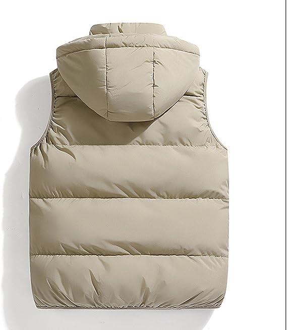 Gilet Invernale Robusto da Uomo | Cappuccio, Chiusura Lampo