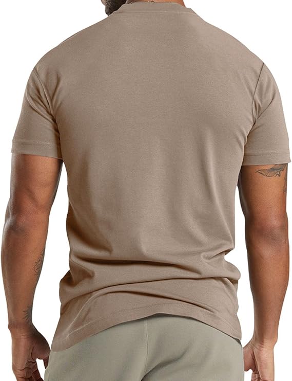 T-shirt sportiva da uomo | Chiusura con collo alla coreana