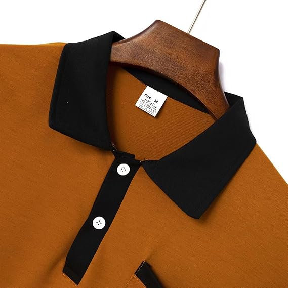 Polo stampata da uomo | Colletto a contrasto