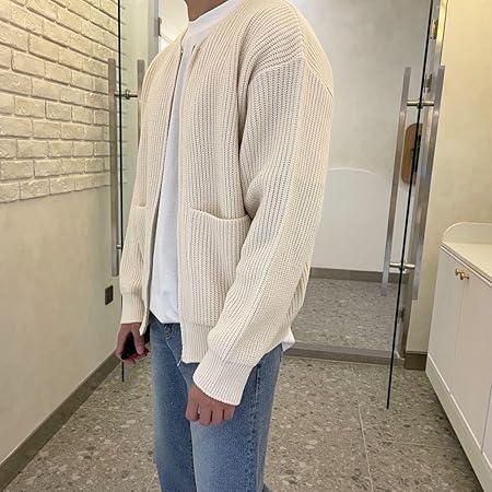Cardigan da uomo | Cerniera morbida in stile casual