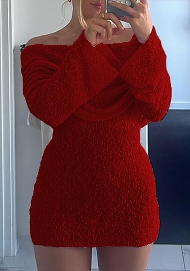 Dames Off-shoulder Partykleid | Mini