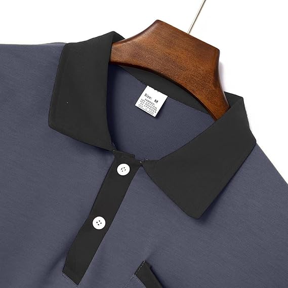 Polo stampata da uomo | Colletto a contrasto