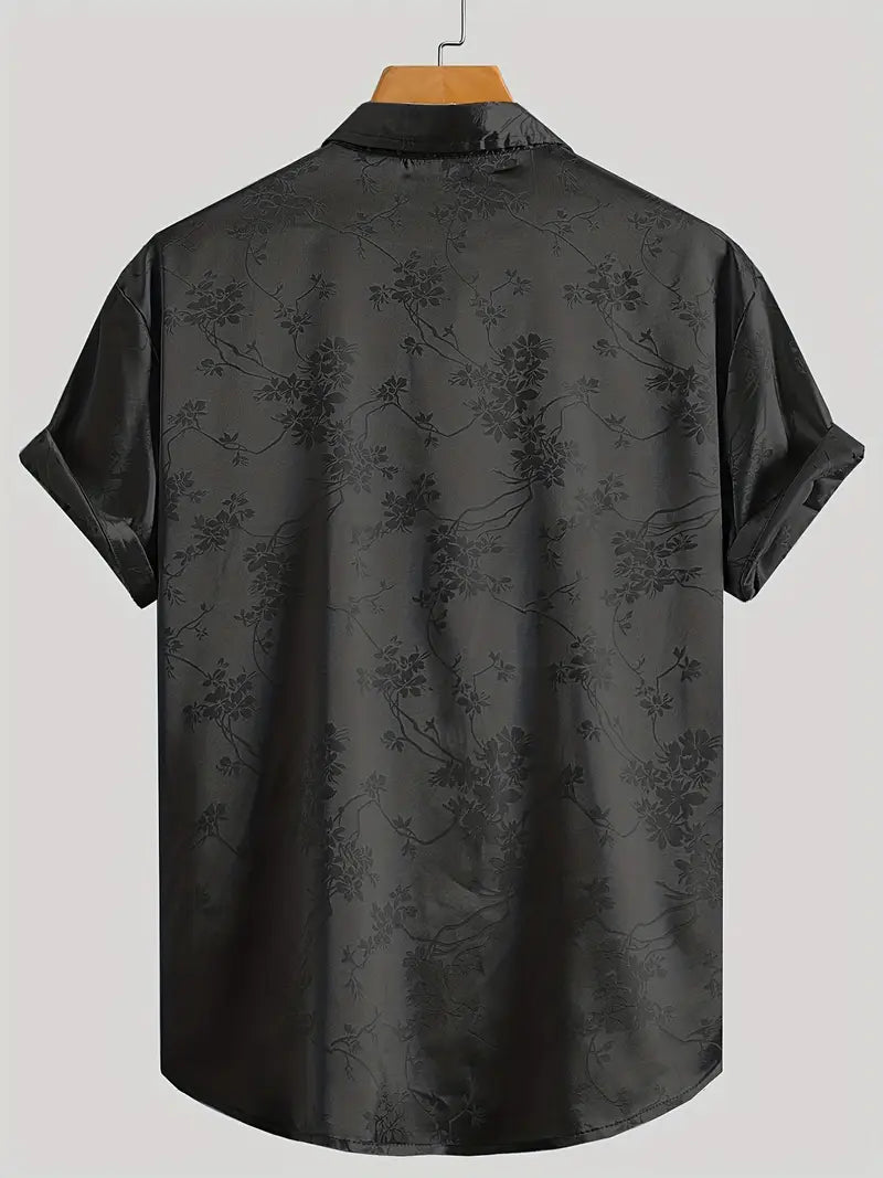 Heren Bedrukt Shirt | Zijdelook