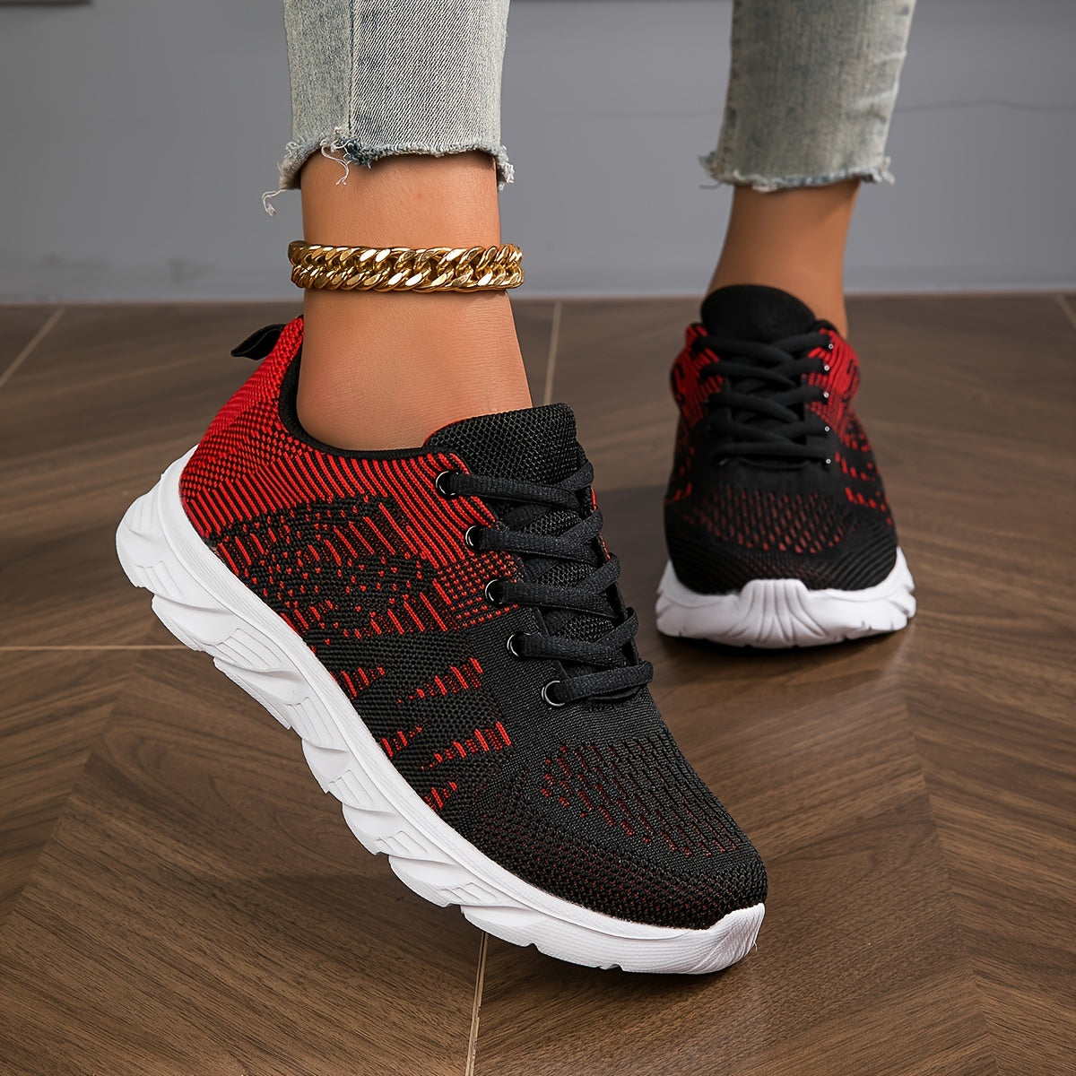 Dames Comfortabele Ademend Hardloopschoenen | Lichtgewicht Slipvast