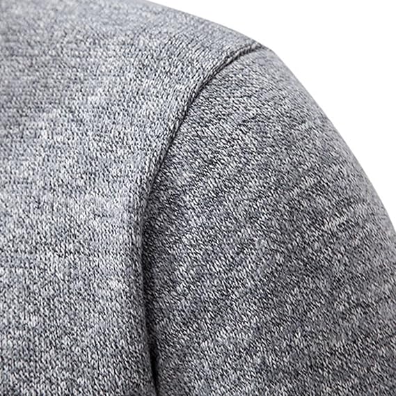 Giacca in maglia moderna da uomo per l'inverno | Chiusura lampo, finemente lavorata a maglia