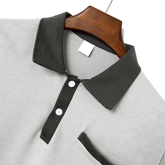 Polo stampata da uomo | Colletto a contrasto