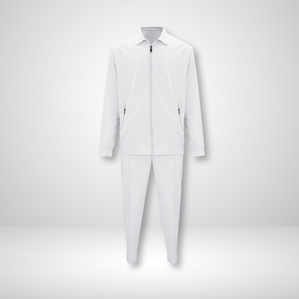Heren comfortabele linnen tweedelige set | Lichtgewicht, ademend