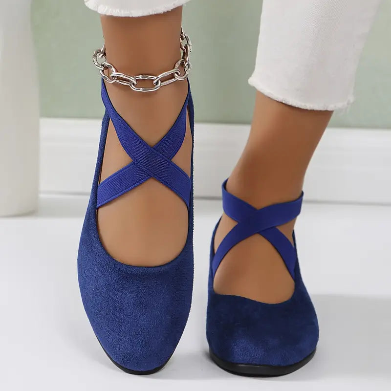 Dames Elegante Ballerina's | Kruisbanden