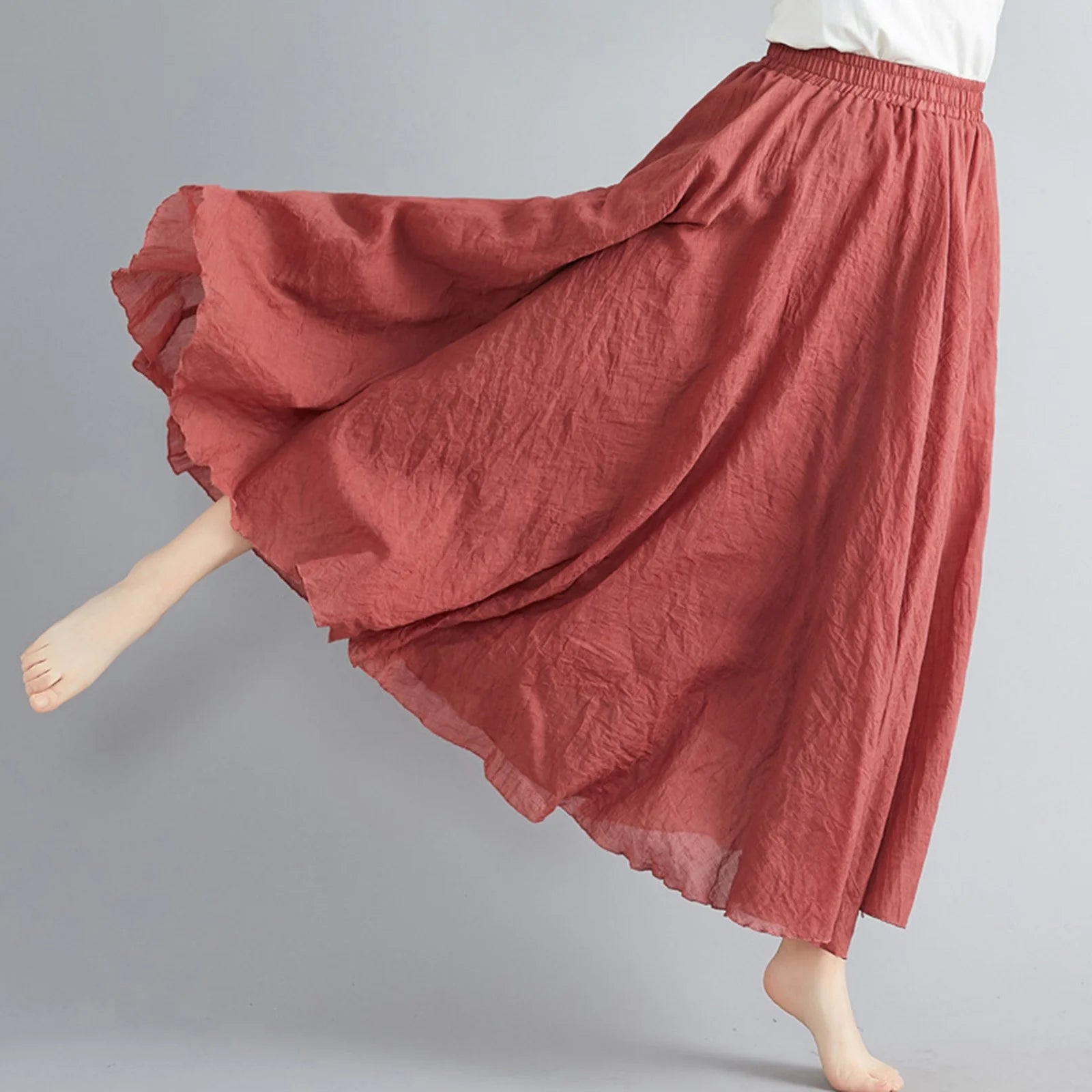 Dames Geplooide rok | Lang