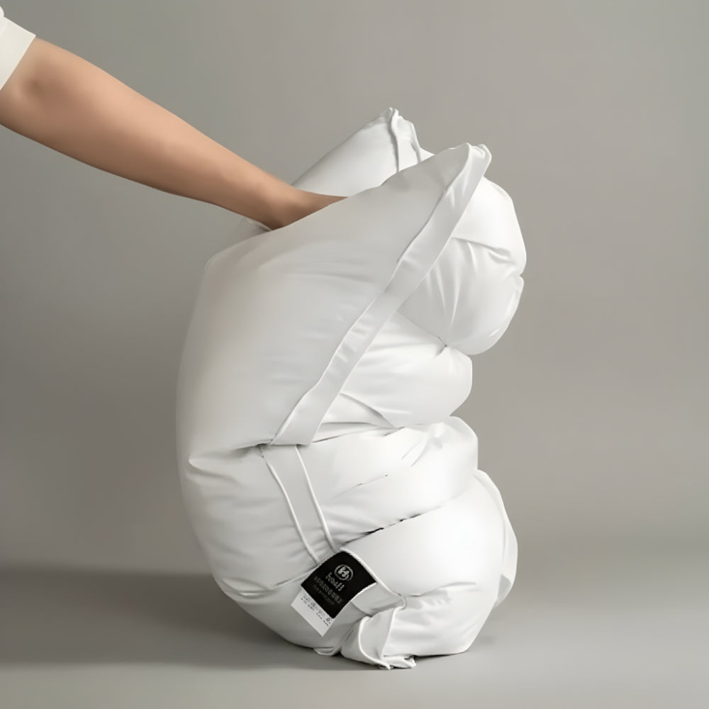 Ganzendonzen Kussen Ademend voor Nekondersteuning en Comfort