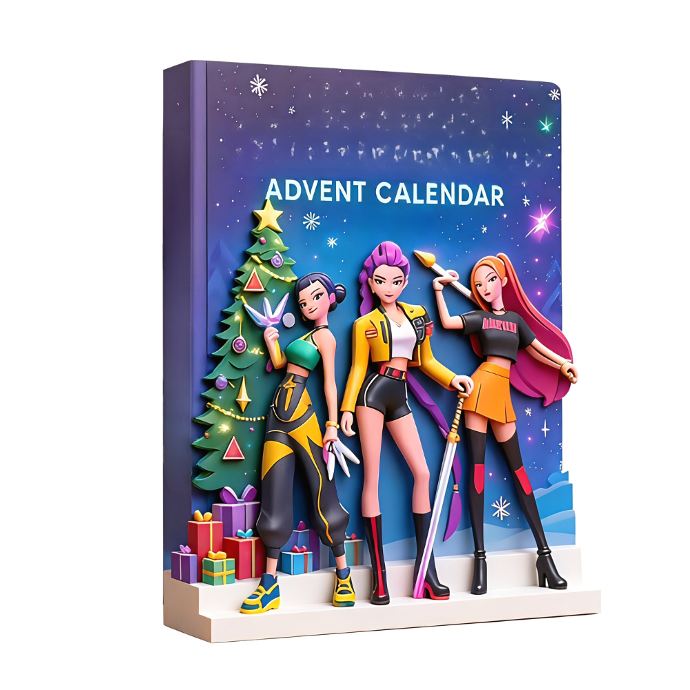 Adventskalender K-Pop Anime 24-Dagen Verrassingen Mini Figuren 1
