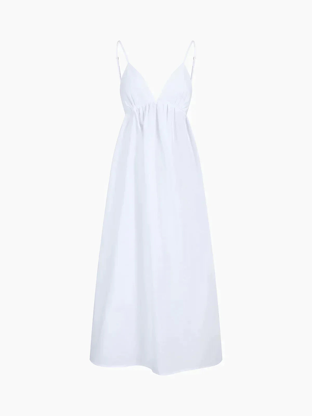 Dames Luchtige Open Rug Zomerjurk | Maxi