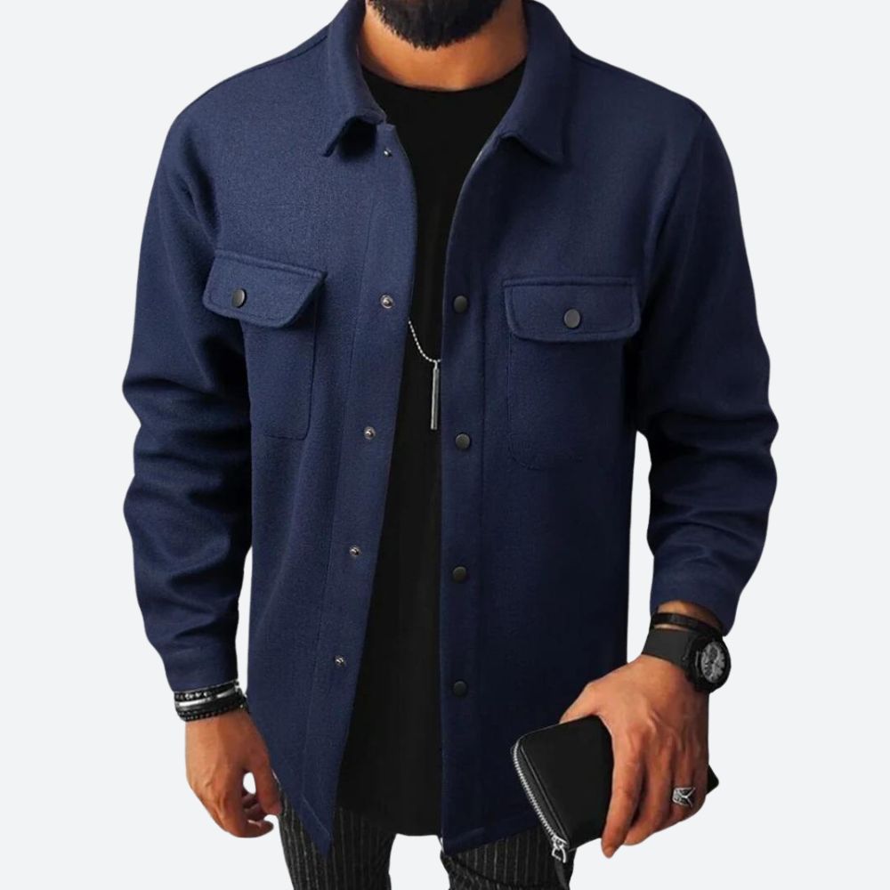 Heren Pullover Hemd | Langarm
