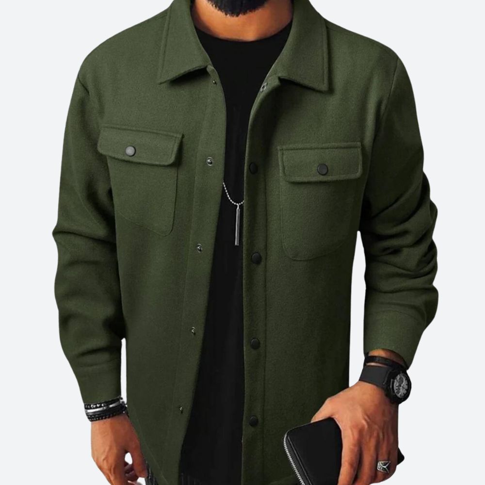 Heren Pullover Hemd | Langarm