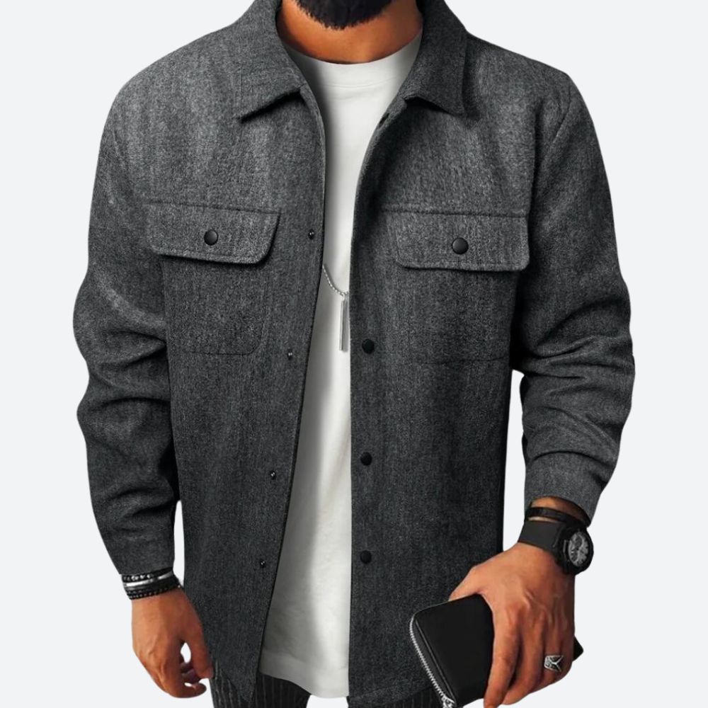 Heren Pullover Hemd | Langarm