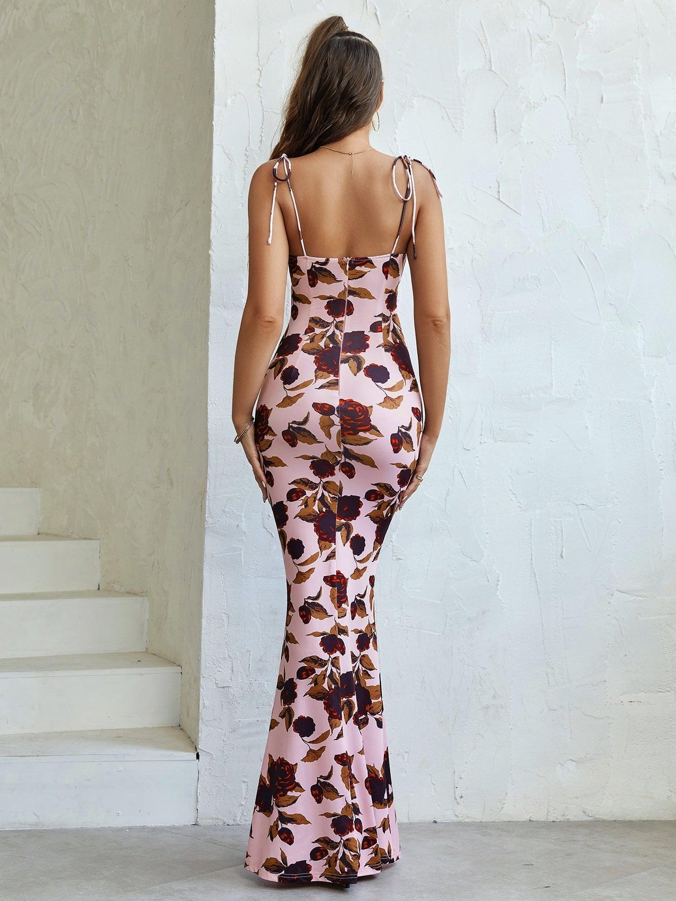 Dames Elegante Slankmakende Zomerjurk | Maxi