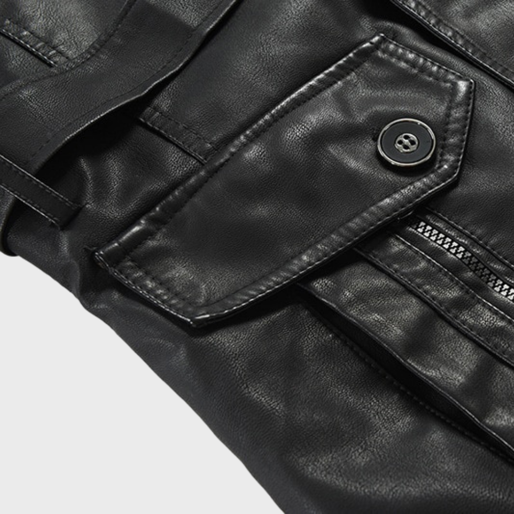 Heren Winter Trenchcoat | Lang, Imitatieleer