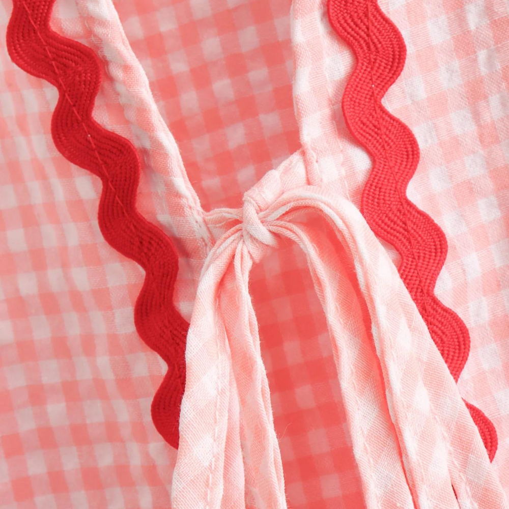 Dames Zomer Blouse | Langarm, Hartvormig Detail