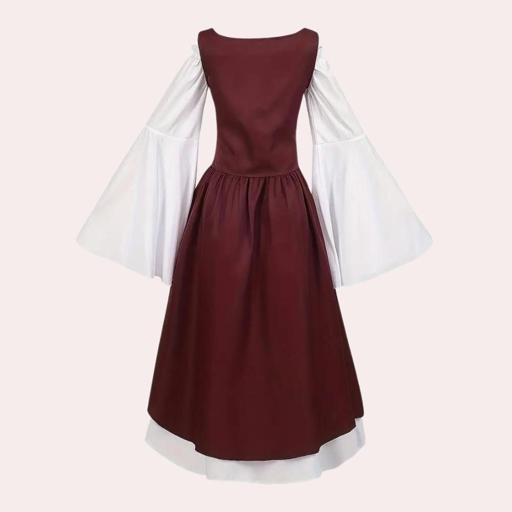 Dames Vintage Jurk | Lang, A-Lijn