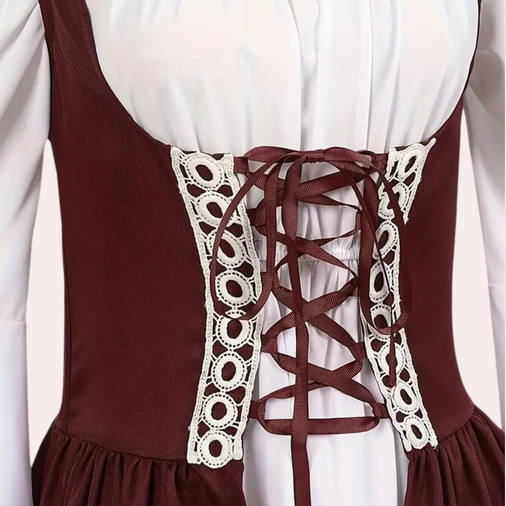 Dames Vintage Jurk | Lang, A-Lijn