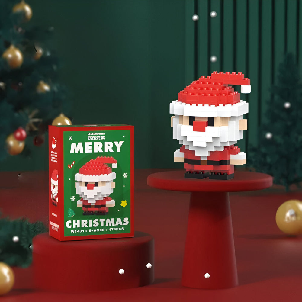 Bouwstenen Kerstfiguren Set voor Kinderen en Gezin Decoratie