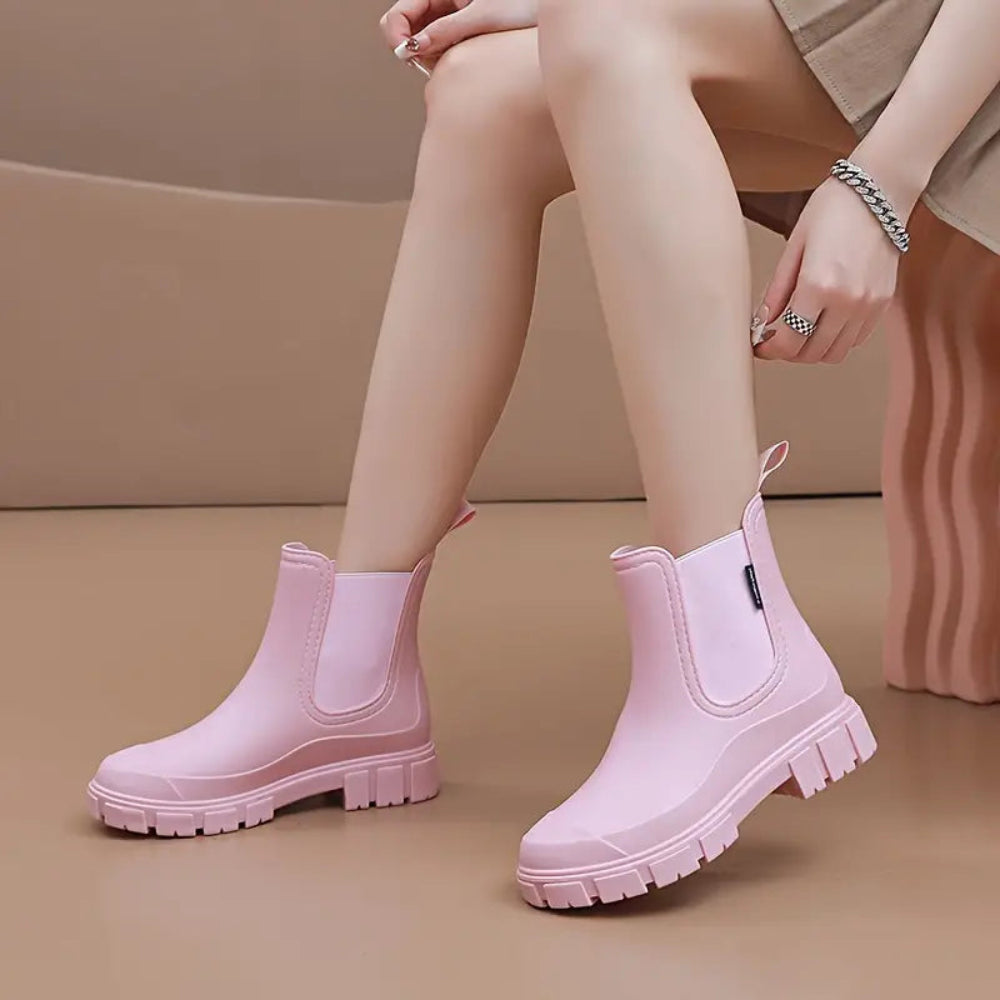 Dames Platform Chelsea Enkellaarzen - Chunky Instap