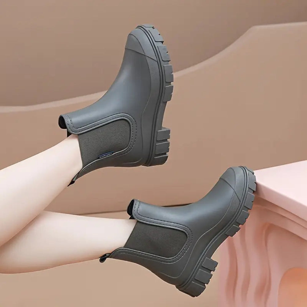 Dames Platform Chelsea Enkellaarzen - Chunky Instap