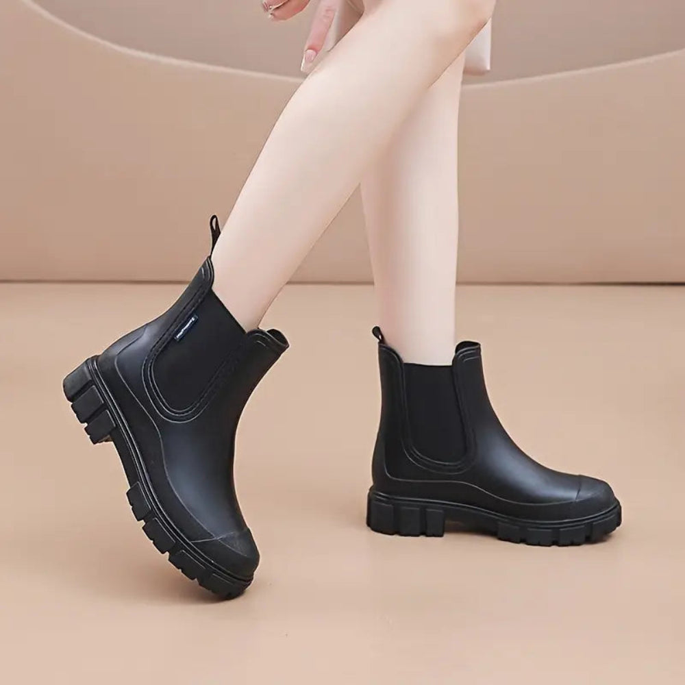 Dames Platform Chelsea Enkellaarzen - Chunky Instap