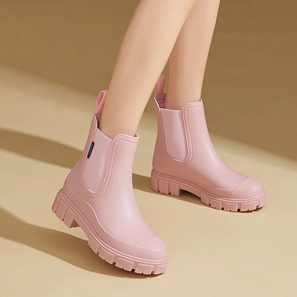 Dames Platform Chelsea Enkellaarzen - Chunky Instap