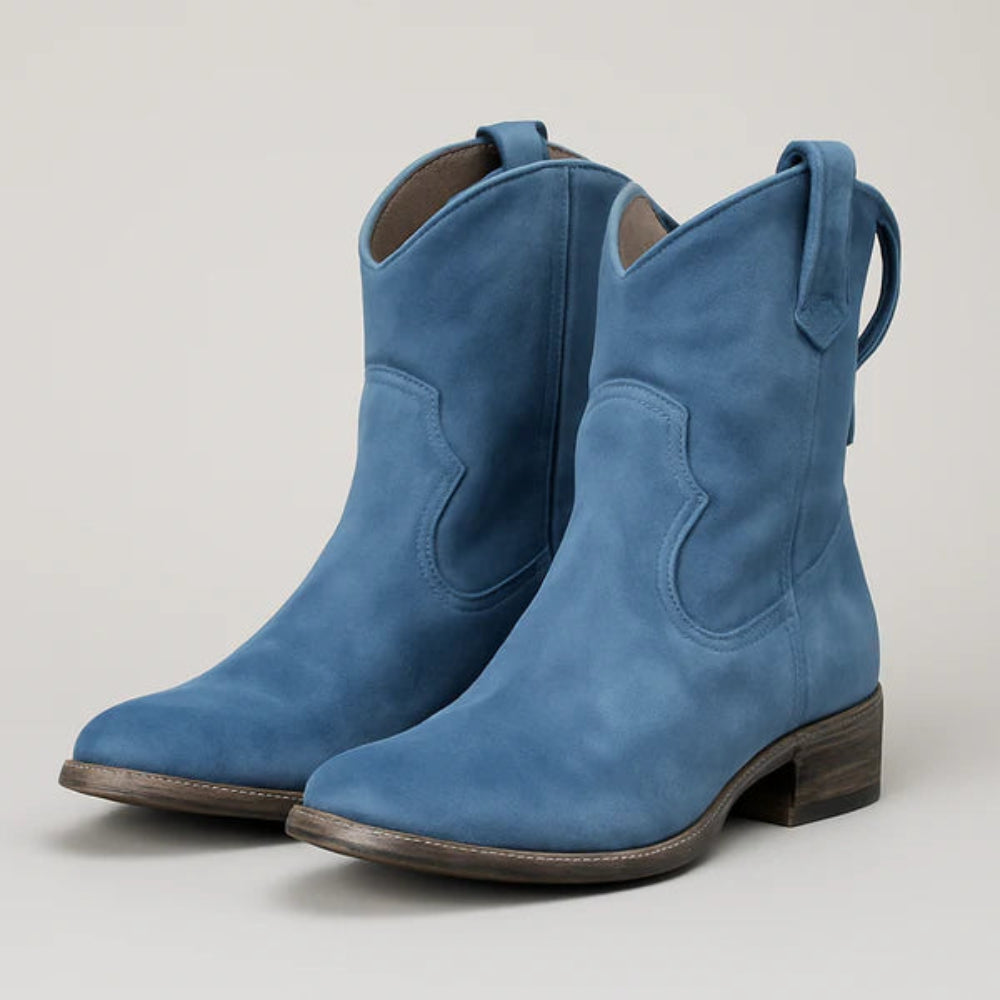 Dames Western Enkellaarzen - Slouchy Spitse Teen