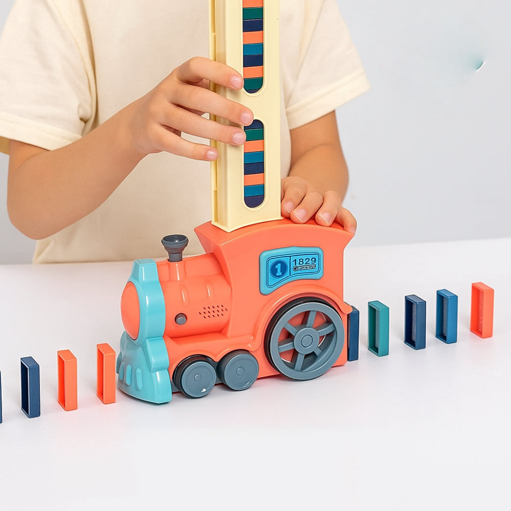 Domino Trein Speelgoed Set Kinderen Educatief 20 Stenen Kunststof