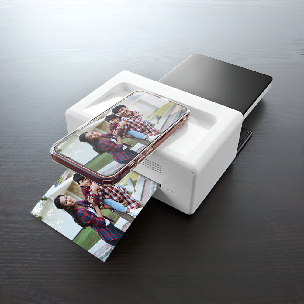 Fotoprinter Draadloos Compact voor Smartphone 4x6 Kleurenfoto