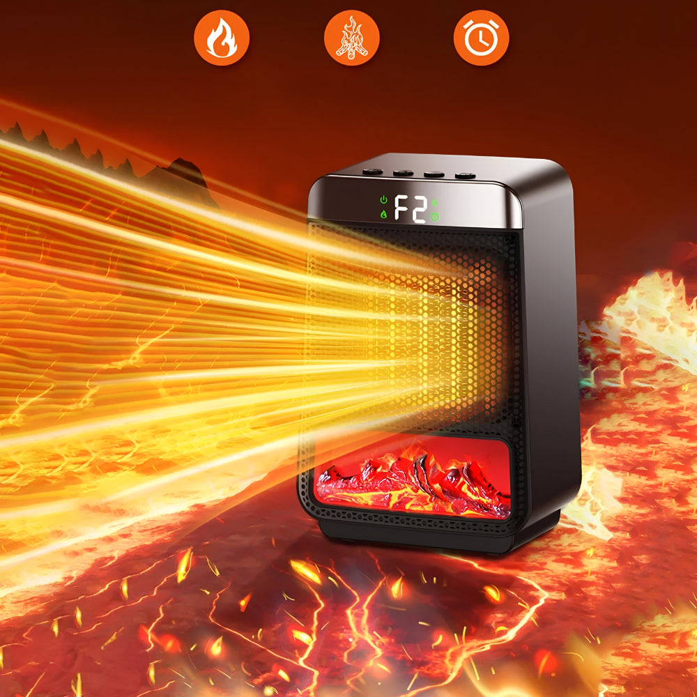 Elektrische Kachel met Vlam Effect Energiezuinige Keramische Verwarming