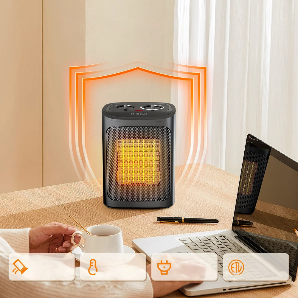 Elektrische Keramische Kachel Draagbaar Energiezuinig Snel Verwarmend