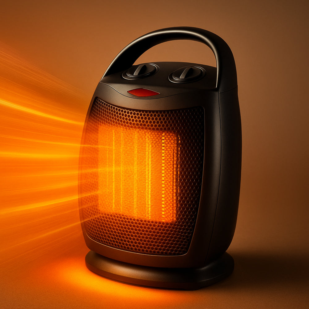 Elektrische Keramische Ruimteverwarmer 1500W met Thermostaat en Beveiliging