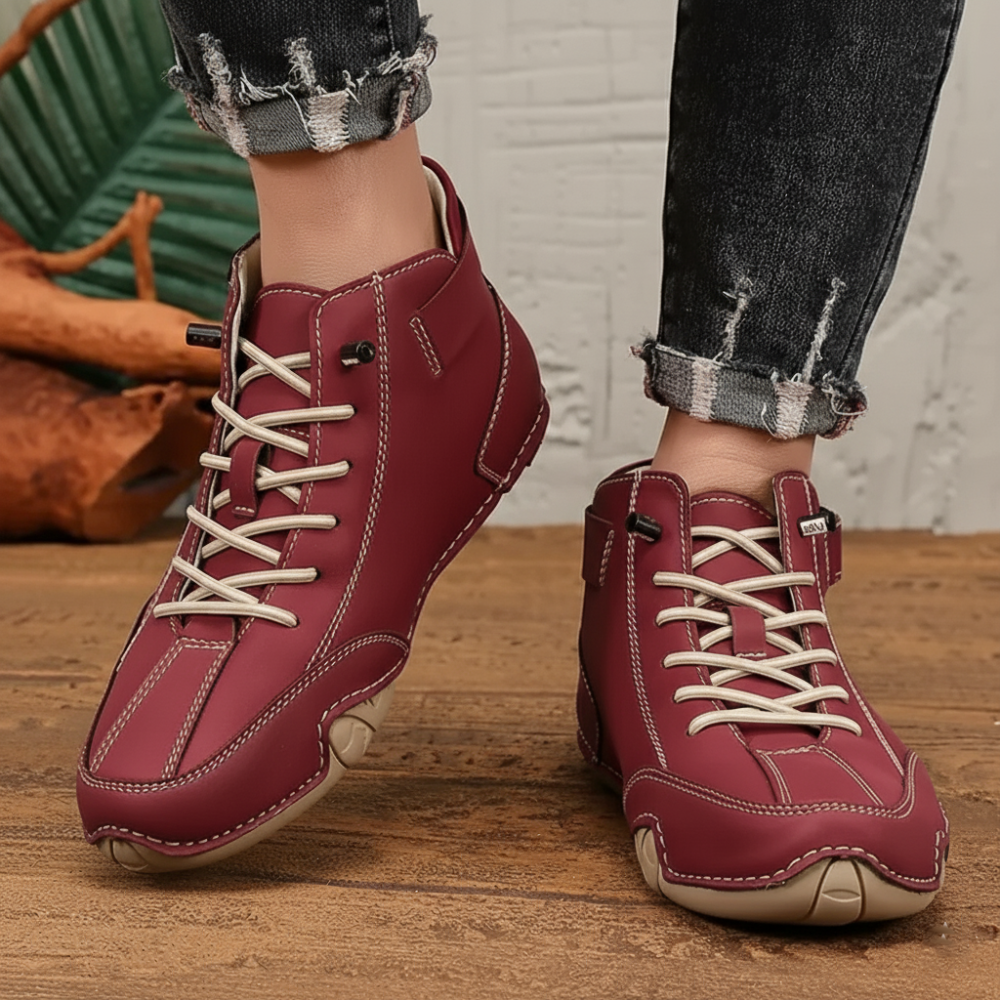 Heren Artistiek Design Enkellaarzen - Uniek Golf Veters