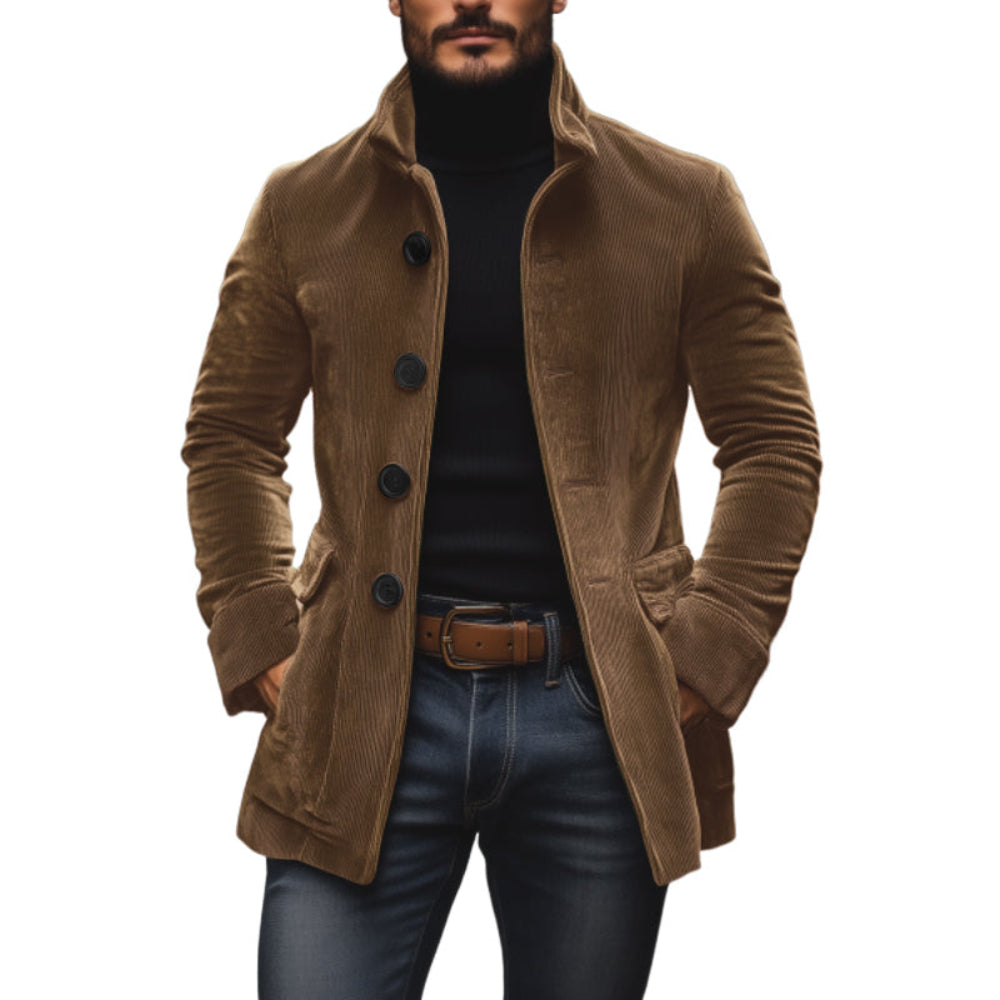 Heren Wollen Winter Overjas Mantel – Lang Peacoat