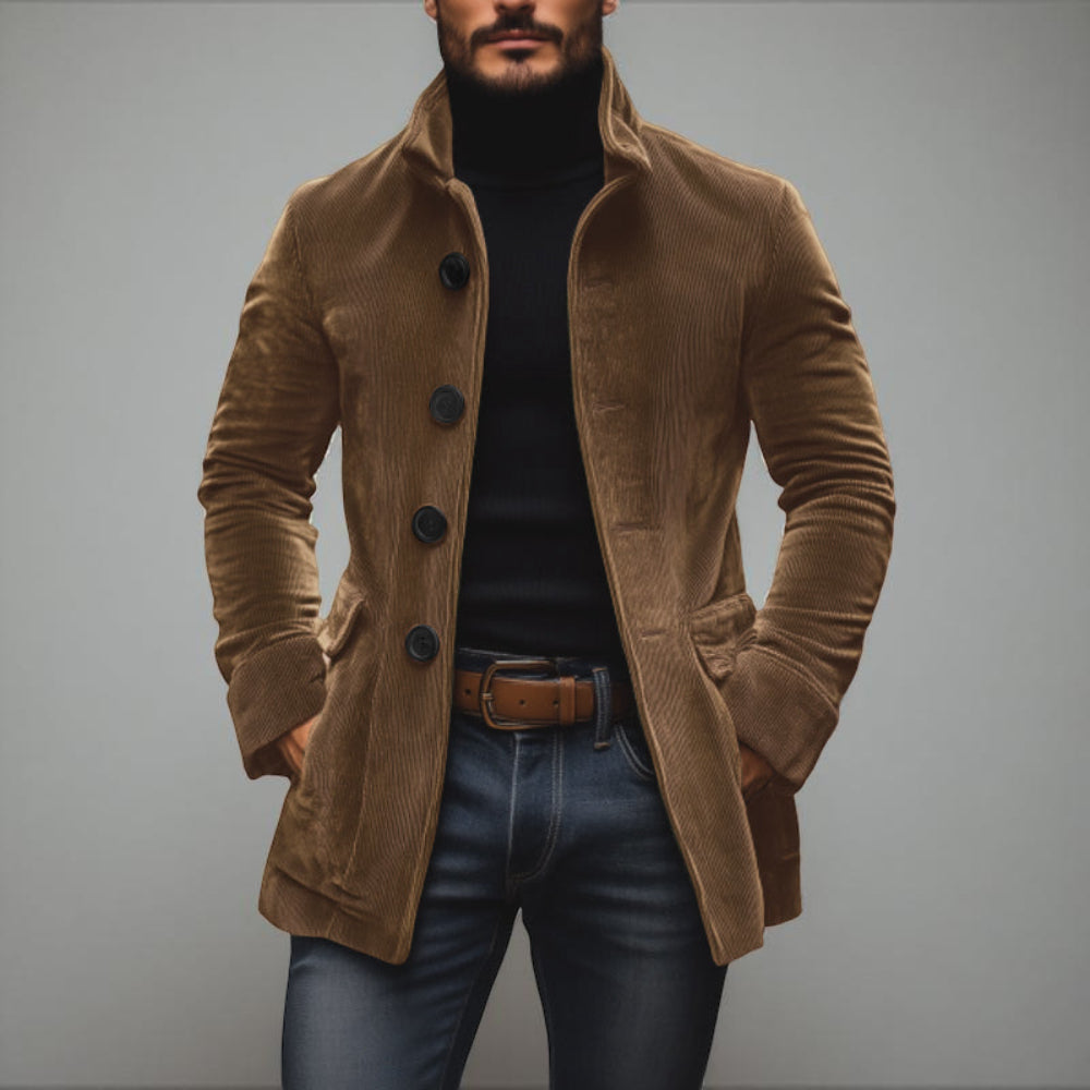 Heren Wollen Winter Overjas Mantel – Lang Peacoat