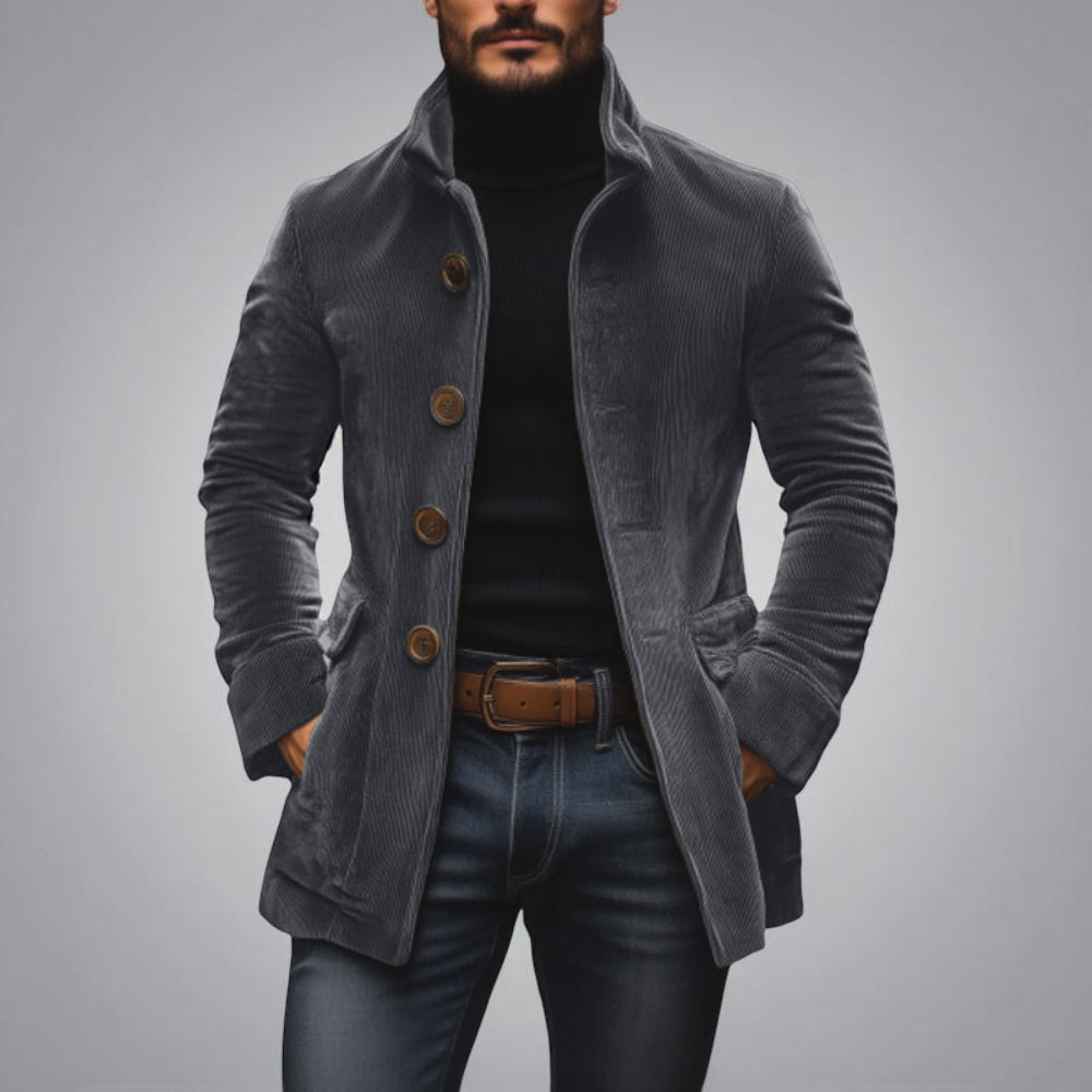 Heren Wollen Winter Overjas Mantel – Lang Peacoat