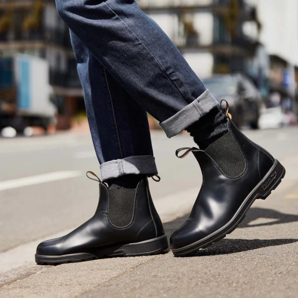 Heren Klassieke Chelsea Enkellaarzen - Elastiek Instap