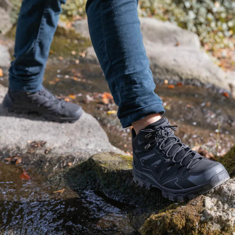 Heren Outdoor Tactische Wandelschoenen - Mid-hoog Veters