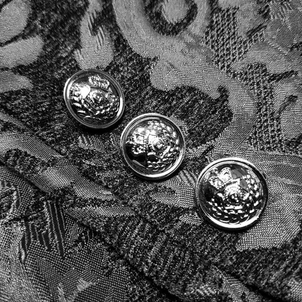 Heren Victoriaanse Formele Avondjas - Lange Mouwen Brokaat