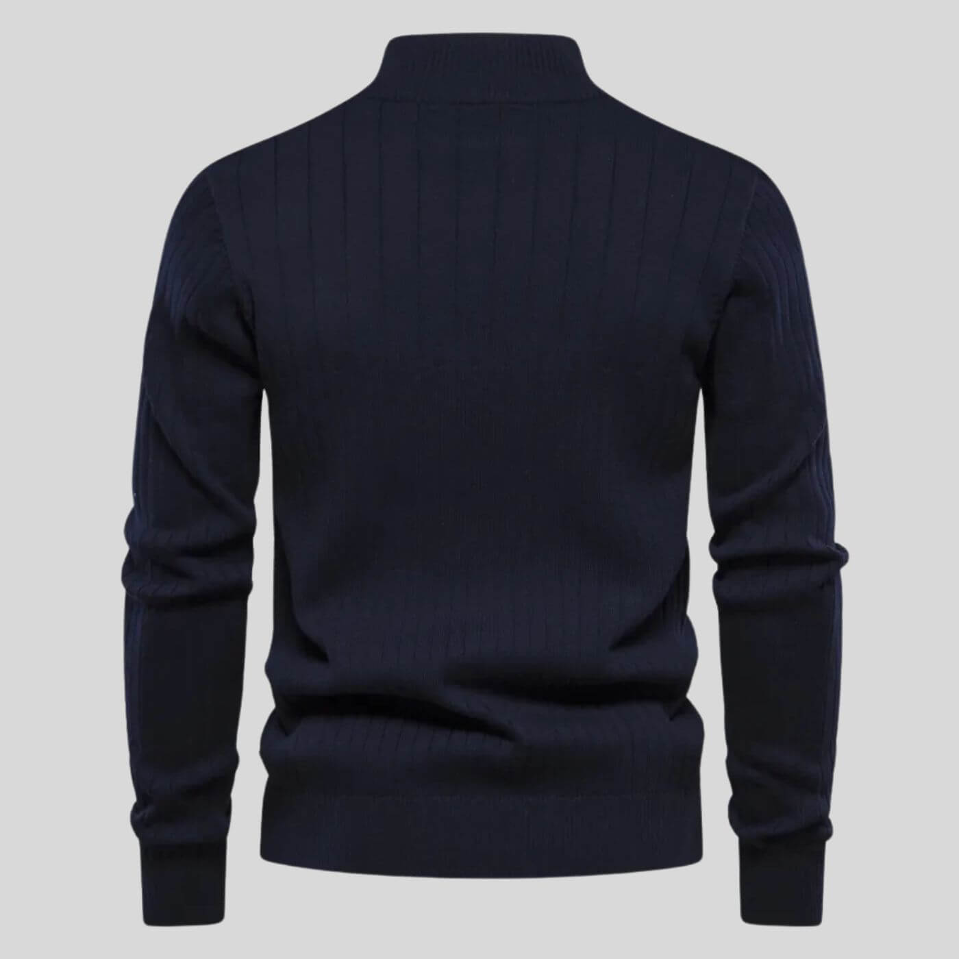 Pullover Strak in Maglia Heren | Cerniera, Lungo
