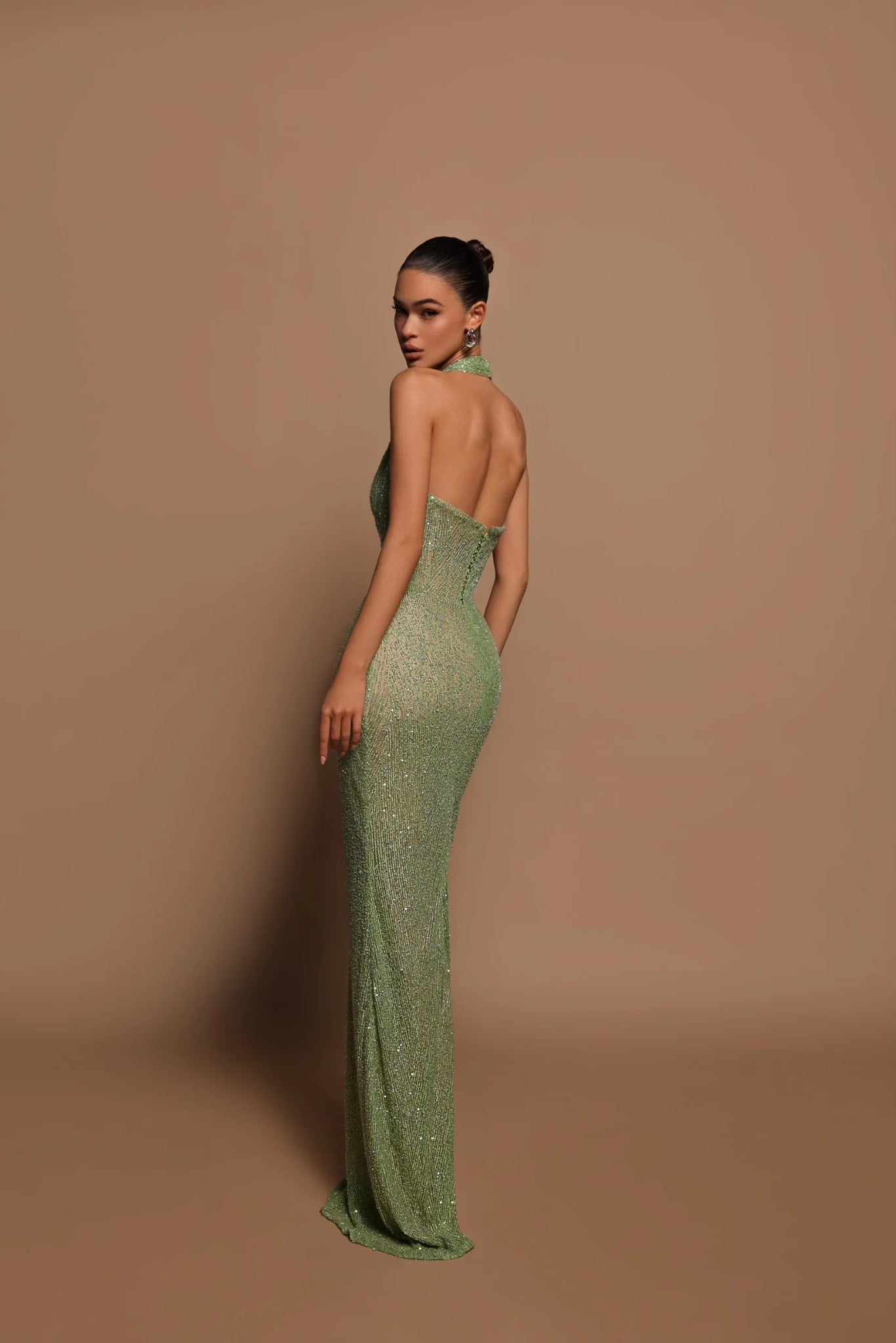 Dames Gala Avondjurk met Glitter | Maxi