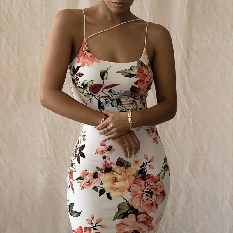 Dames Elegante zomerjurk | Midi