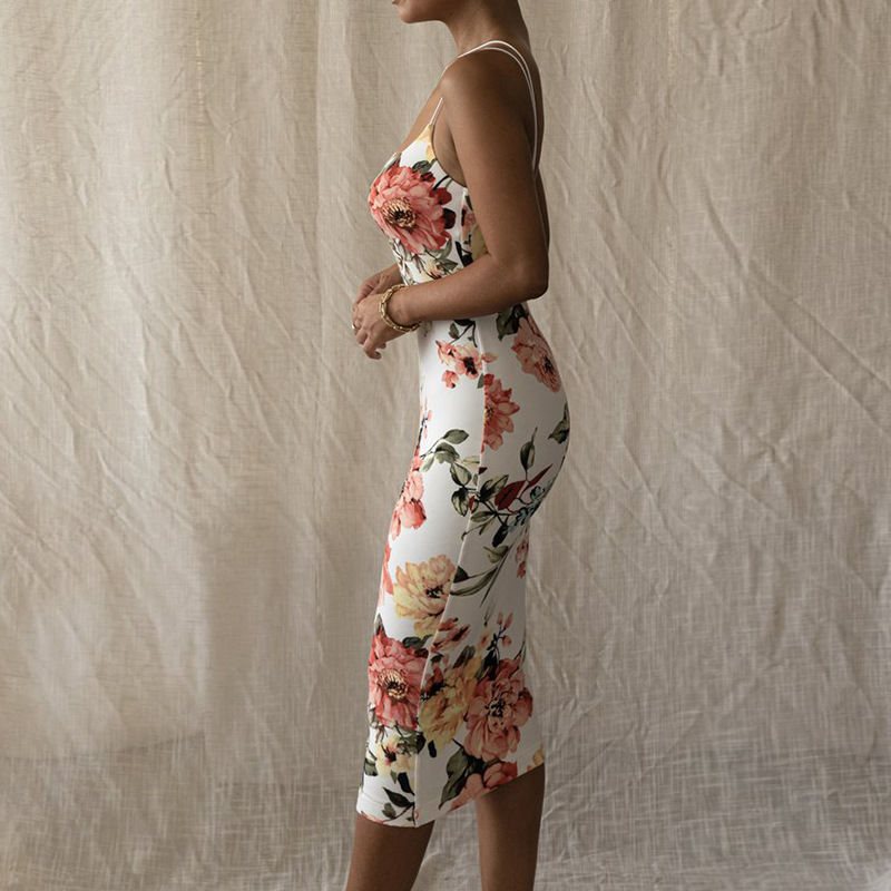Dames Elegante zomerjurk | Midi